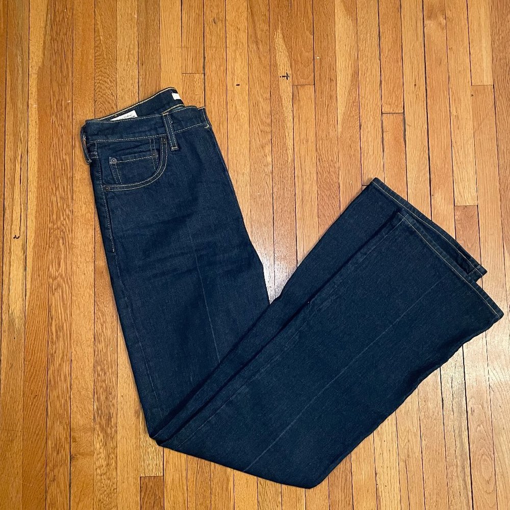 LEVI Ribcage bootcut jean dark wash